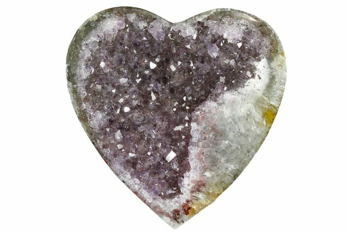 Purple Amethyst Heart - Uruguay #173218